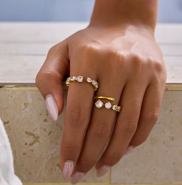 Crystal Flow Ring