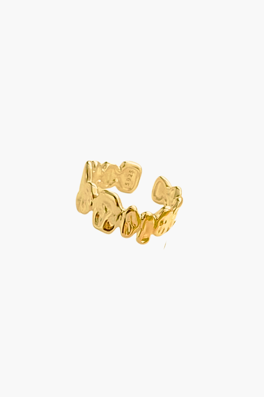 Molten Flow Ring - Gold