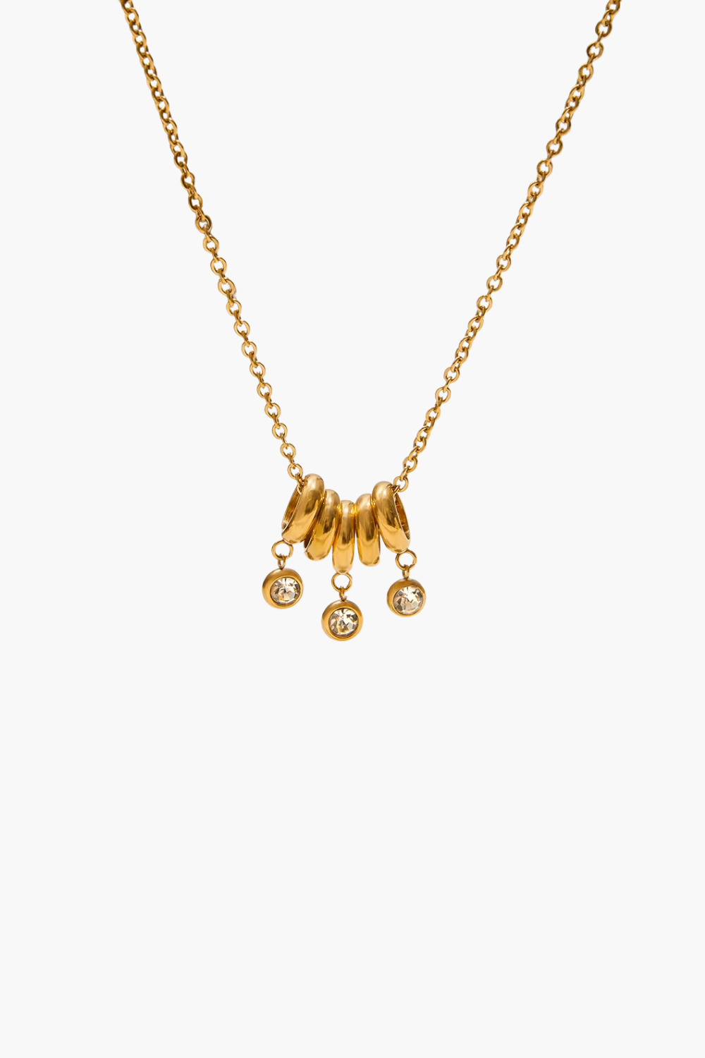 Shine Drops Layers Necklace