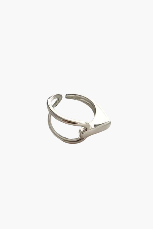 Eclipse Loop Ring - Silver