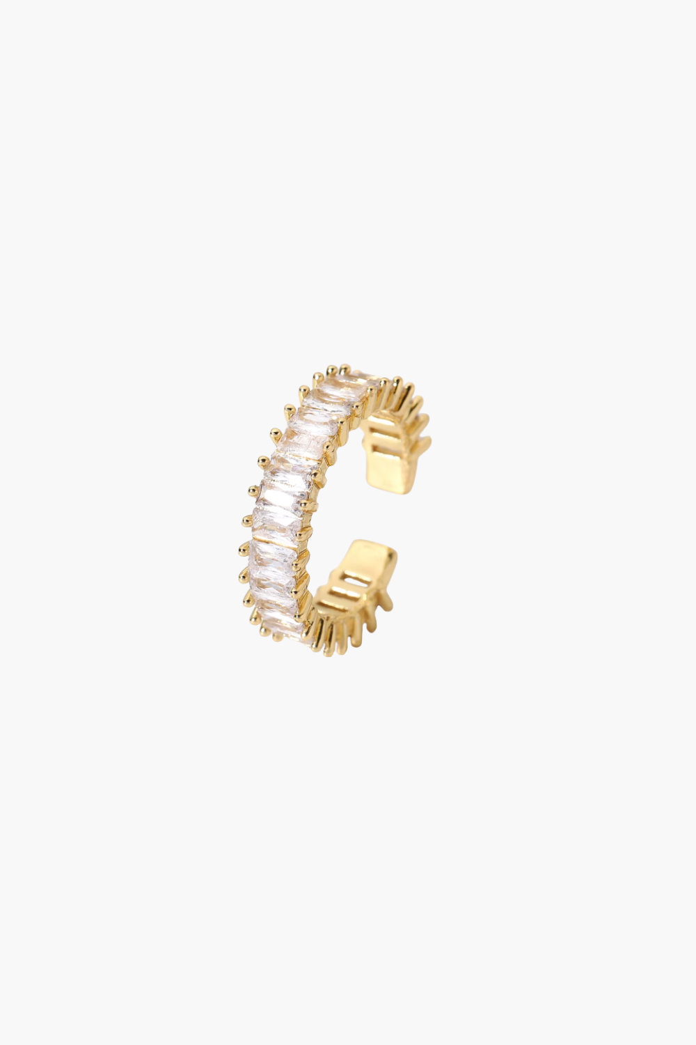 Baguette Spark Band Ring