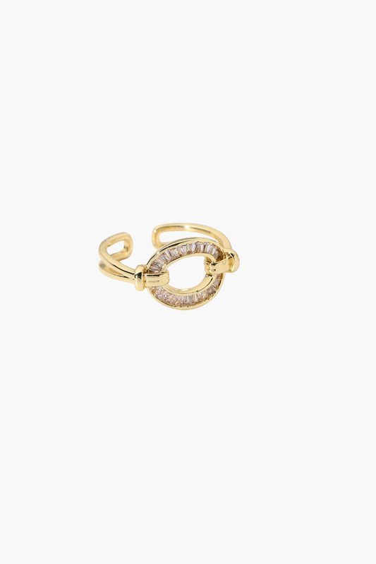 Oval Link Spark Ring