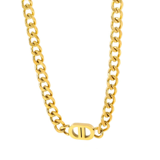 Collier "Aura" Plaqué or