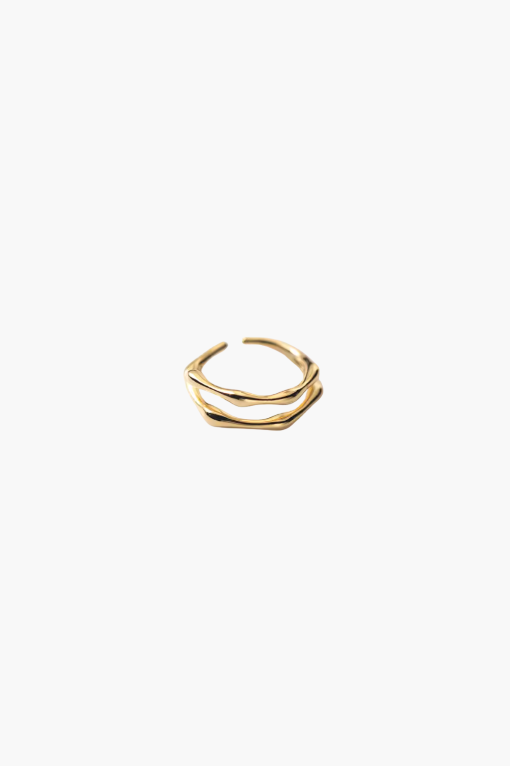 Wave Stack Ring - GOLD