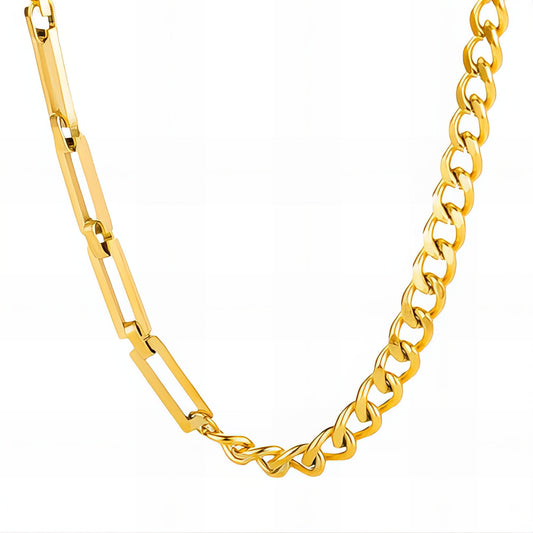 Collier "Elya" Plaqué or