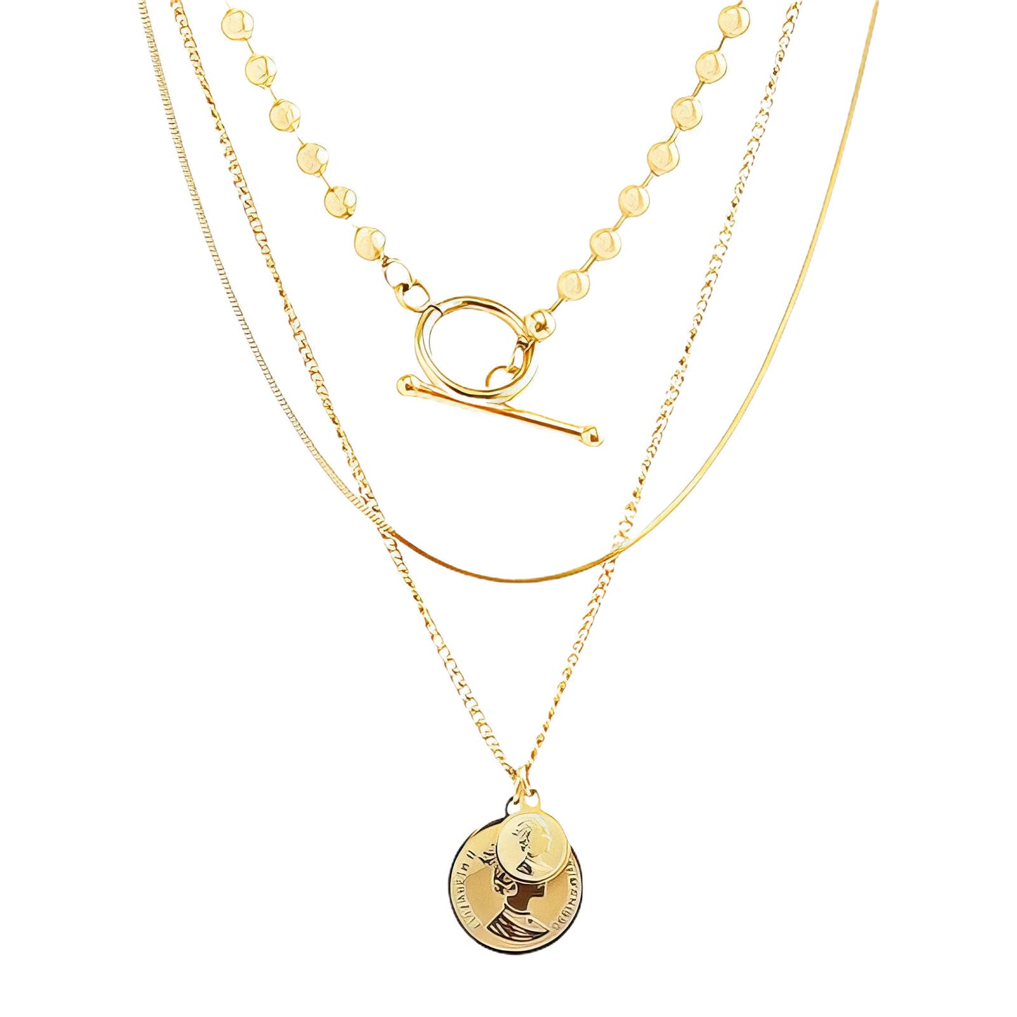 Collier "Nova" Plaqué or