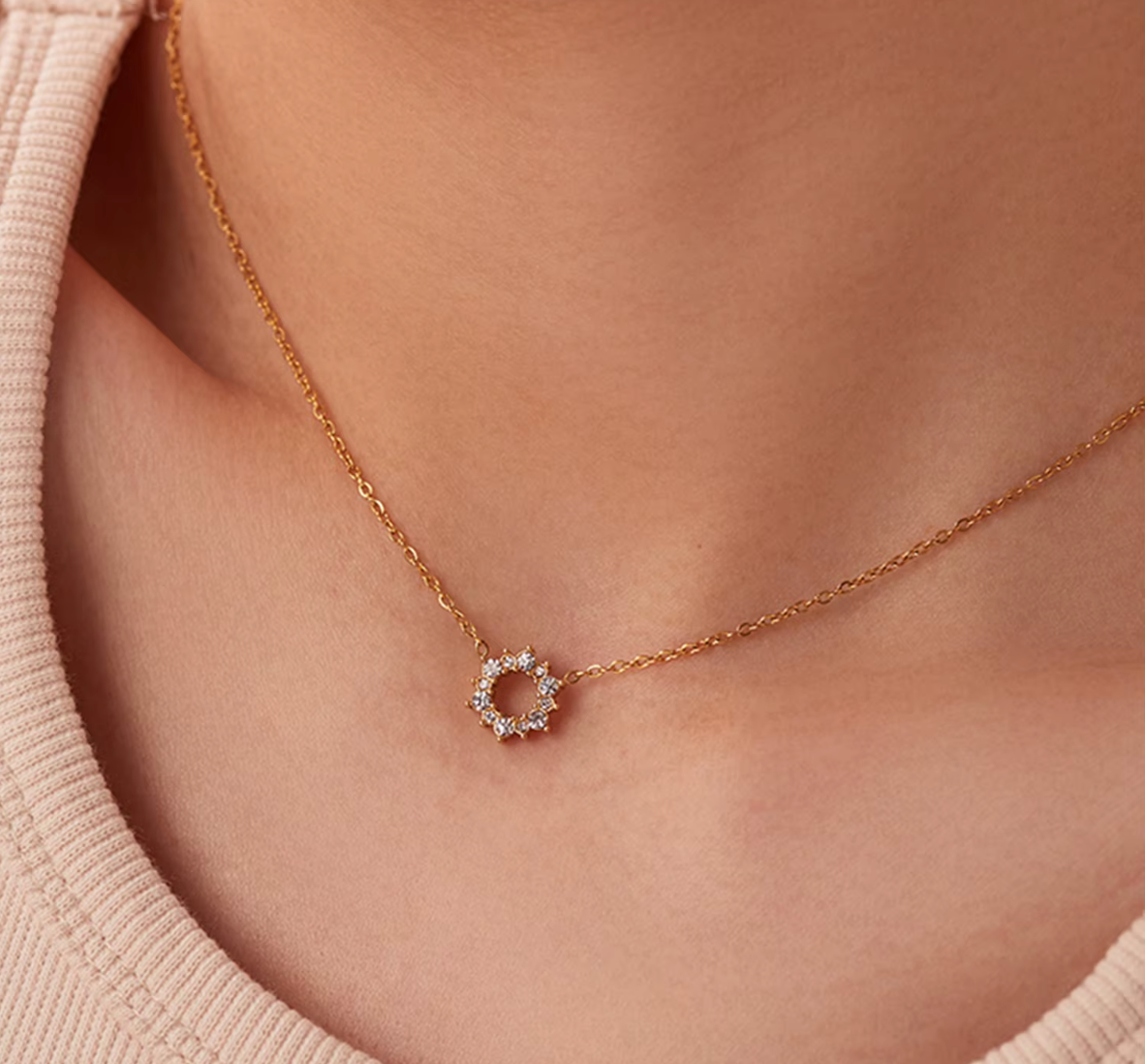 Crystal Halo Necklace