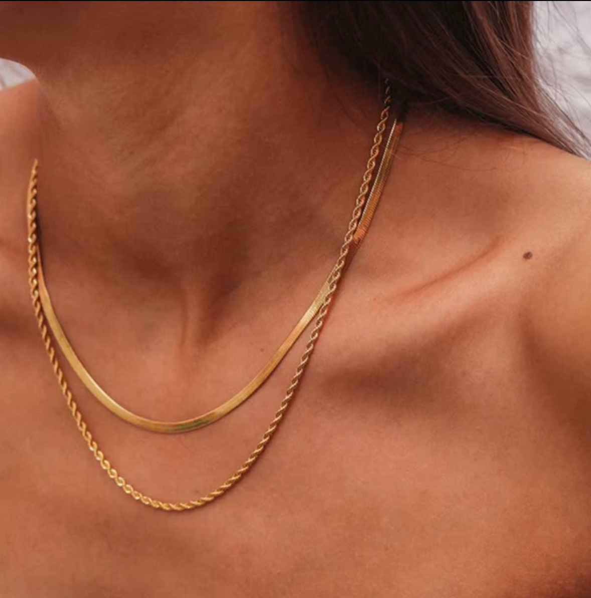 Essential Gold Duo Necklace