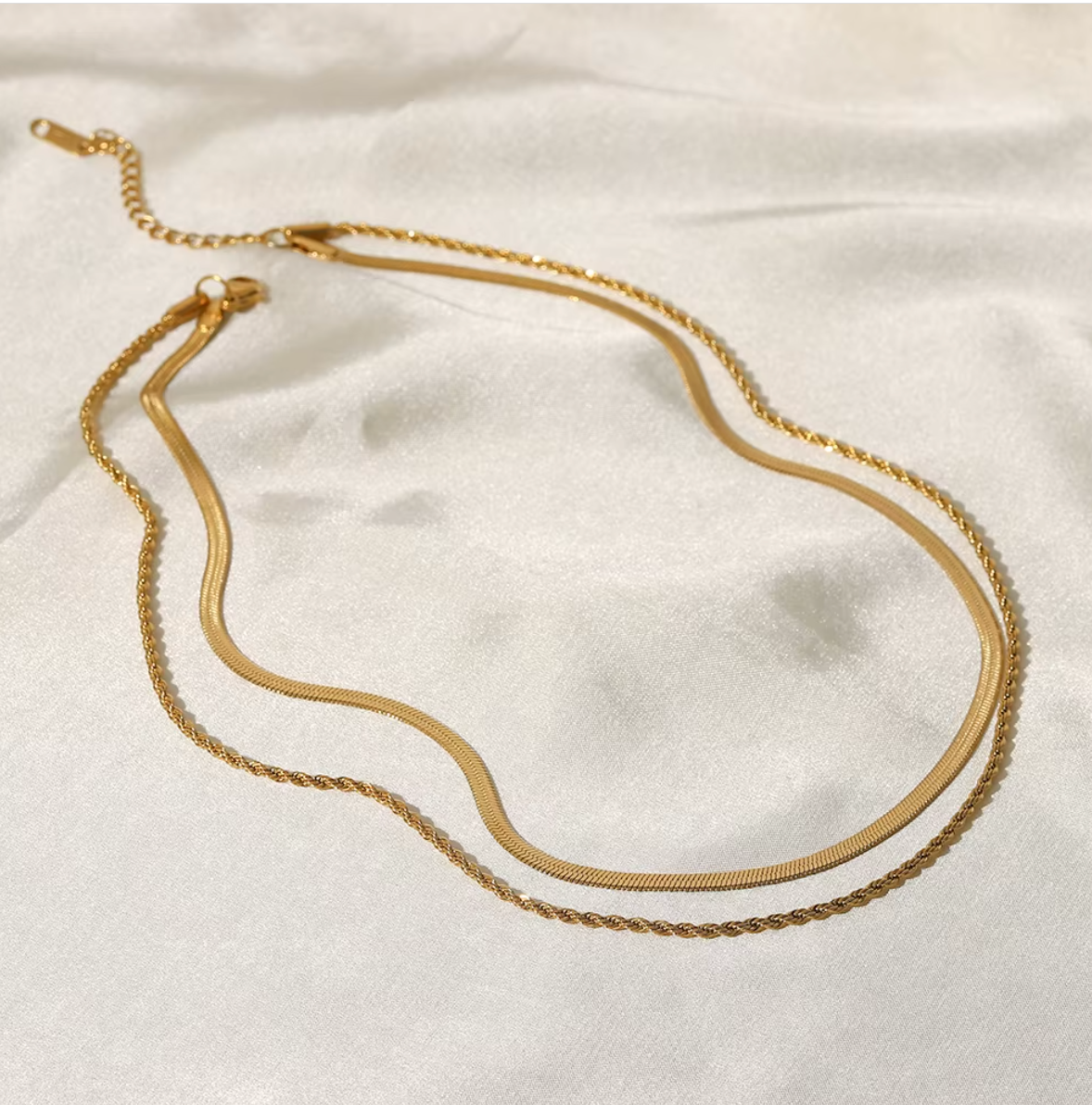 Essential Gold Duo Necklace