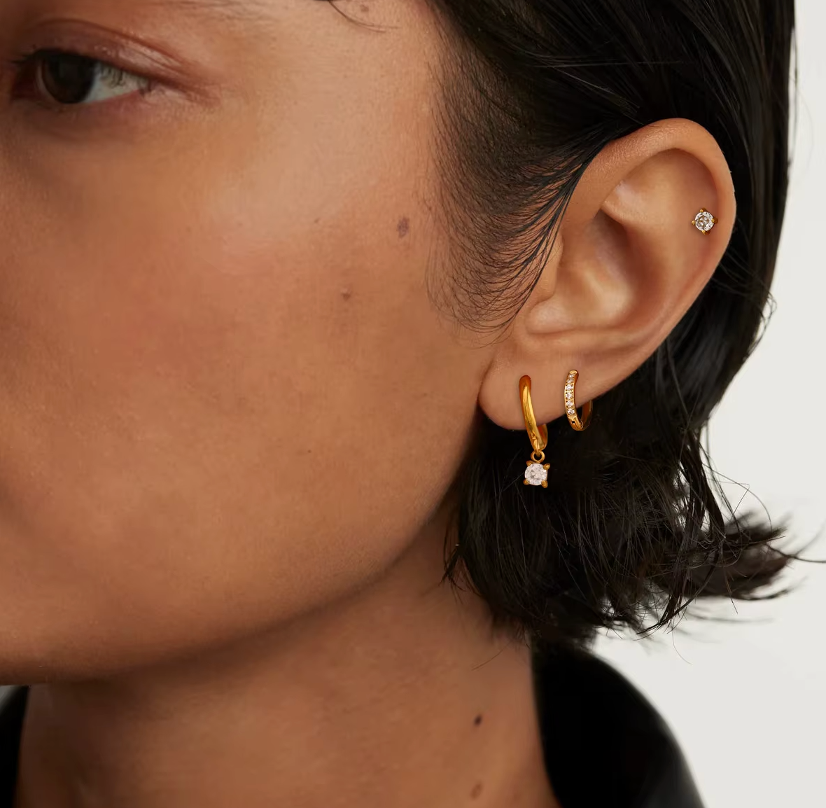 Essential Shine Trio Earrings Set