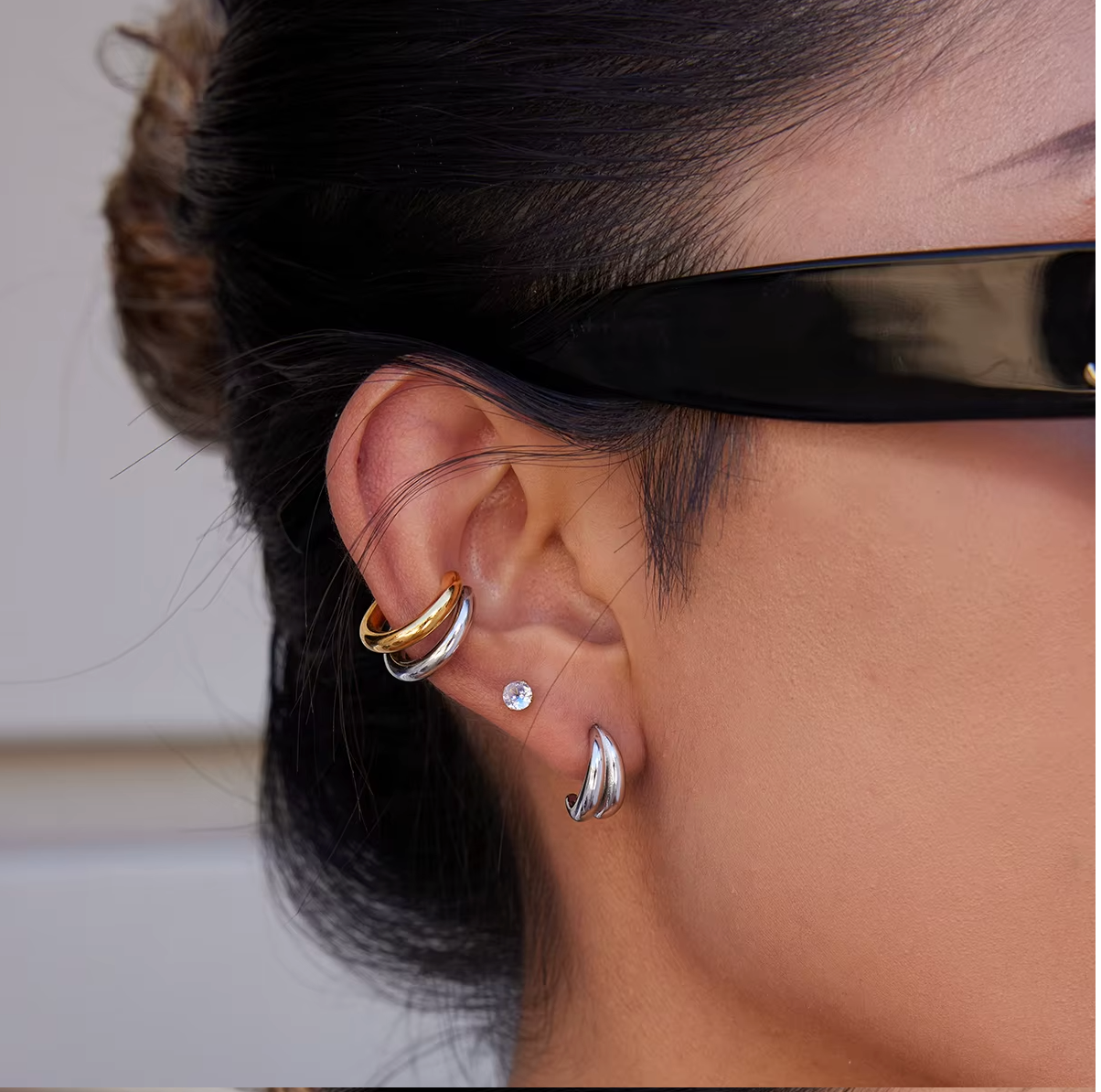 Duo Curve Ear Cuff