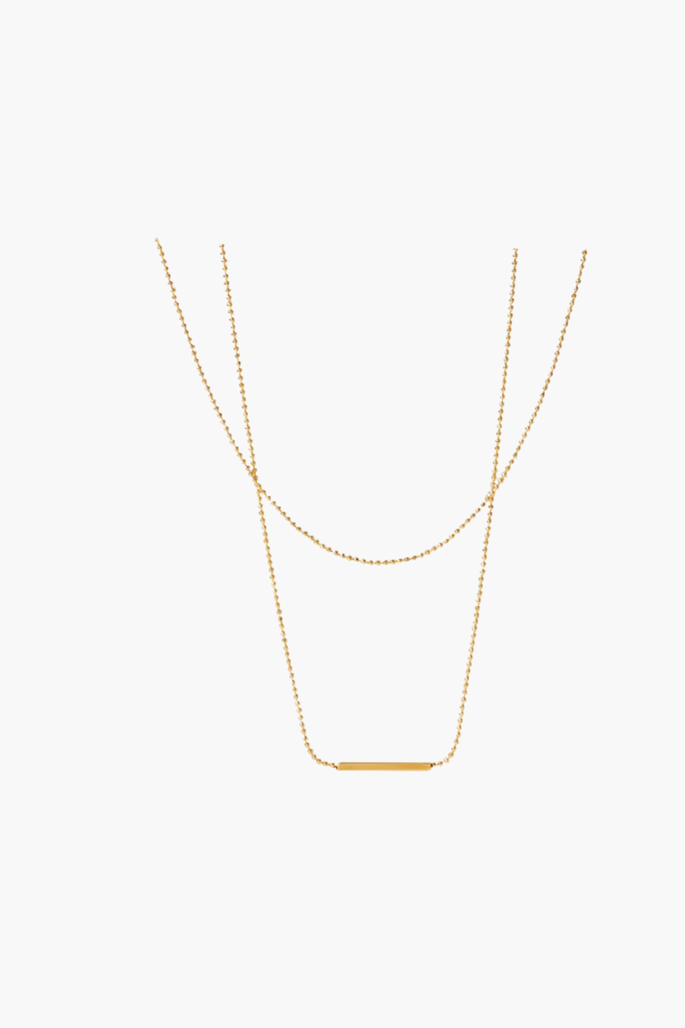 Fine Bar Layers Necklace