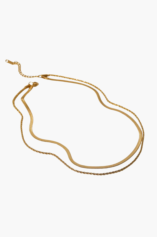 Essential Gold Duo Necklace