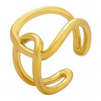 Bague ajustable " Shiley " Plaqué or